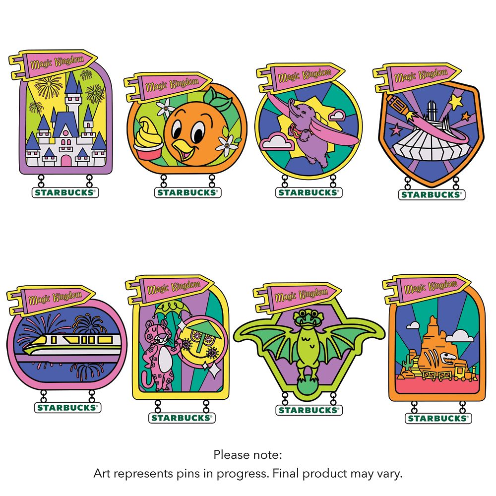Magic Kingdom Starbucks® Travel Tumbler with Mystery Pin Blind Pack – 2-Pc.