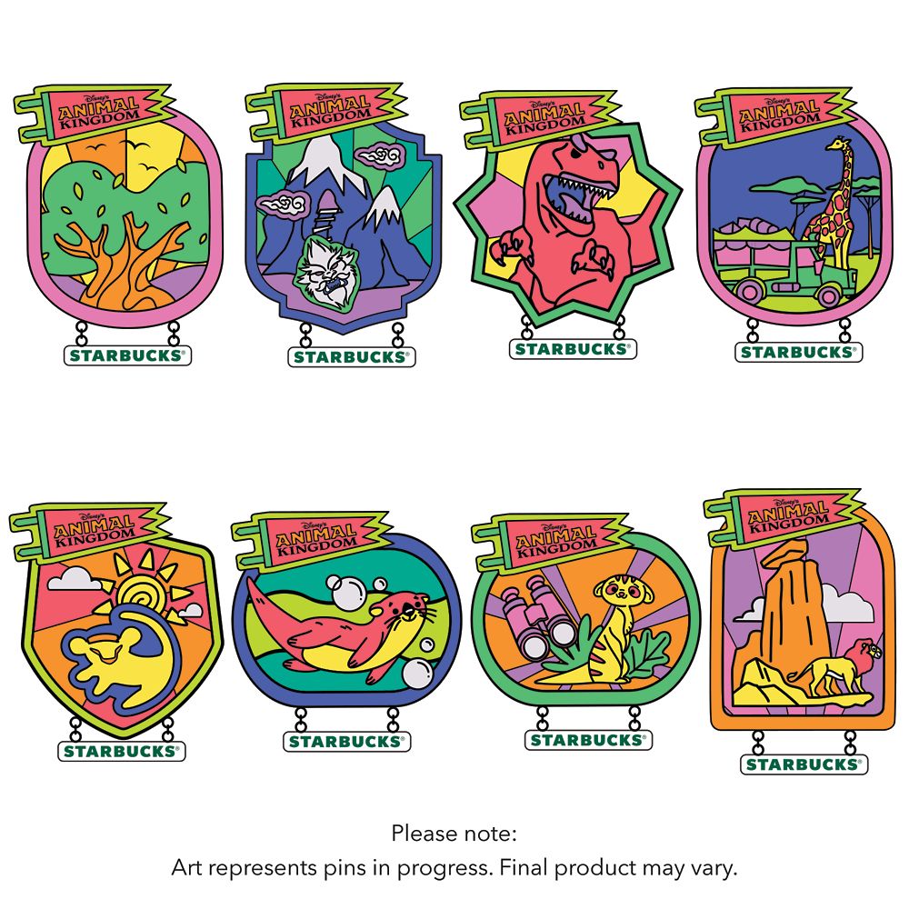 Disney's Animal Kingdom Starbucks® Travel Tumbler with Mystery Pin Blind Pack – 2-Pc.