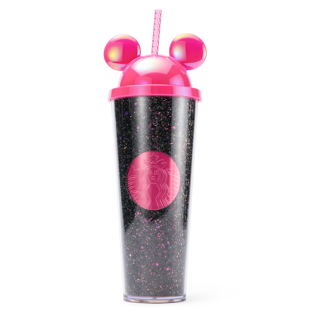 Mickey Mouse Starbucks® Travel Tumbler with Straw - Disneyland 70th Anniversary