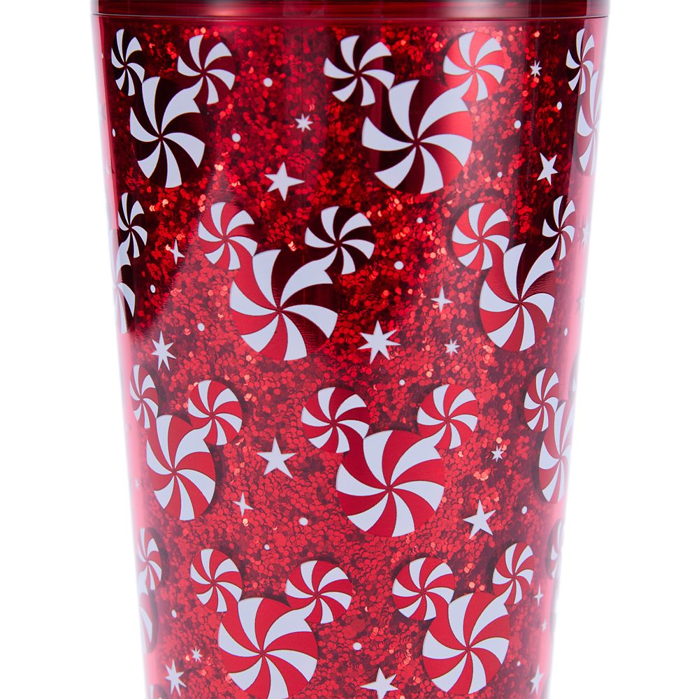 Mickey Mouse Icon Peppermint Swirl 24 oz. Starbucks&reg; Travel Tumbler with Straw &ndash; Disney Parks