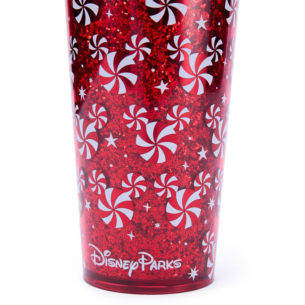 Mickey Mouse Icon Peppermint Swirl 24 oz. Starbucks&reg; Travel Tumbler with Straw &ndash; Disney Parks