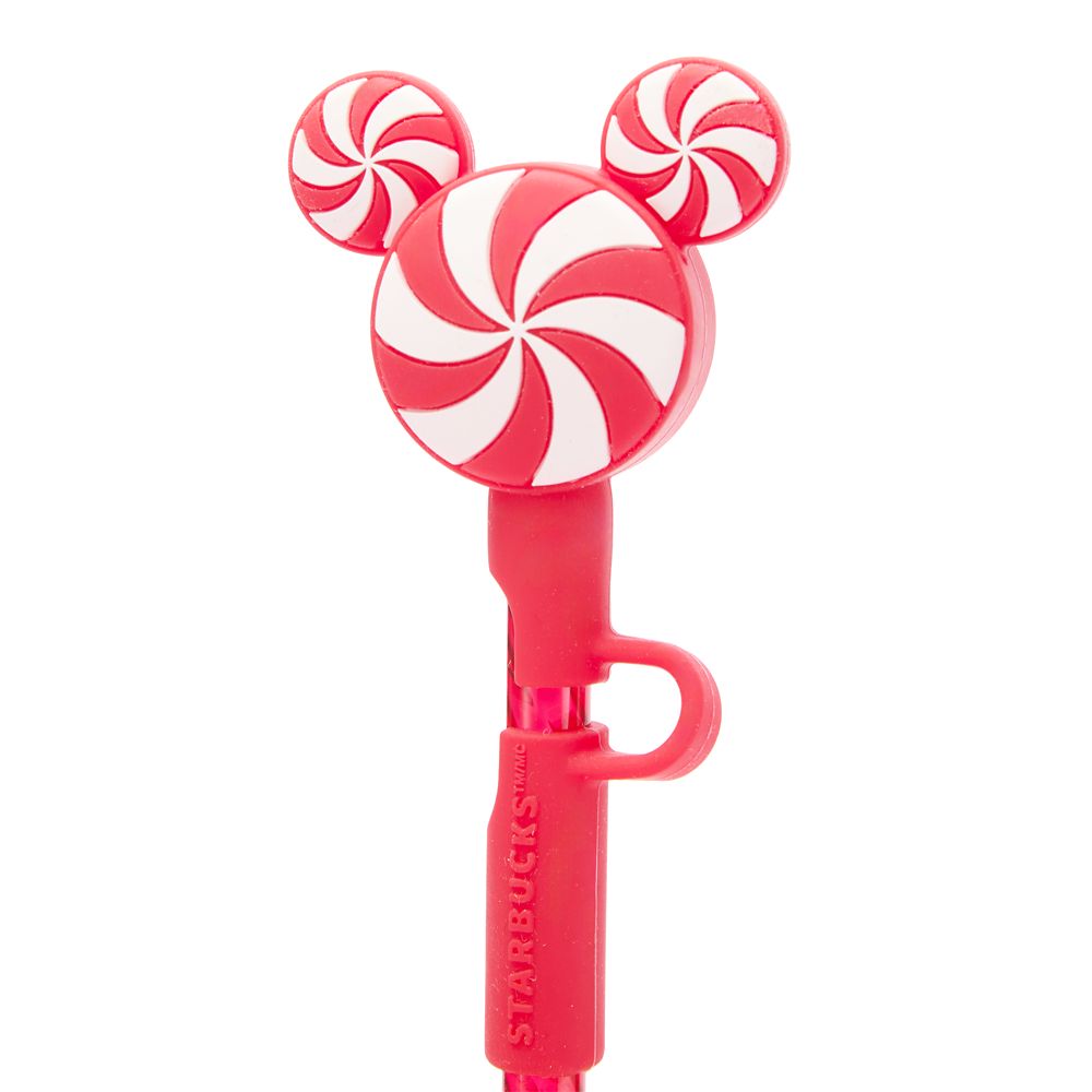 Disney Parks Peppermint Swirl 24 oz. Starbucks® Travel Tumbler with Straw