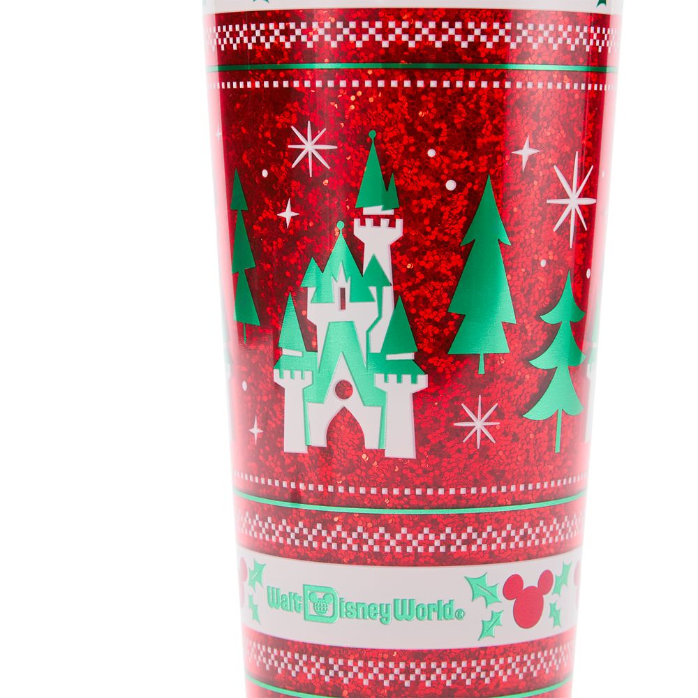 Walt Disney World Holiday Fair Isle 24 oz. Starbucks&reg; Travel Tumbler with Straw