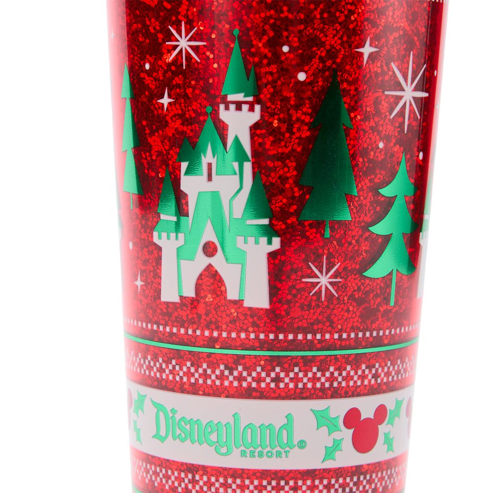 Disneyland Holiday Fair Isle 24 oz. Starbucks&reg; Travel Tumbler with Straw