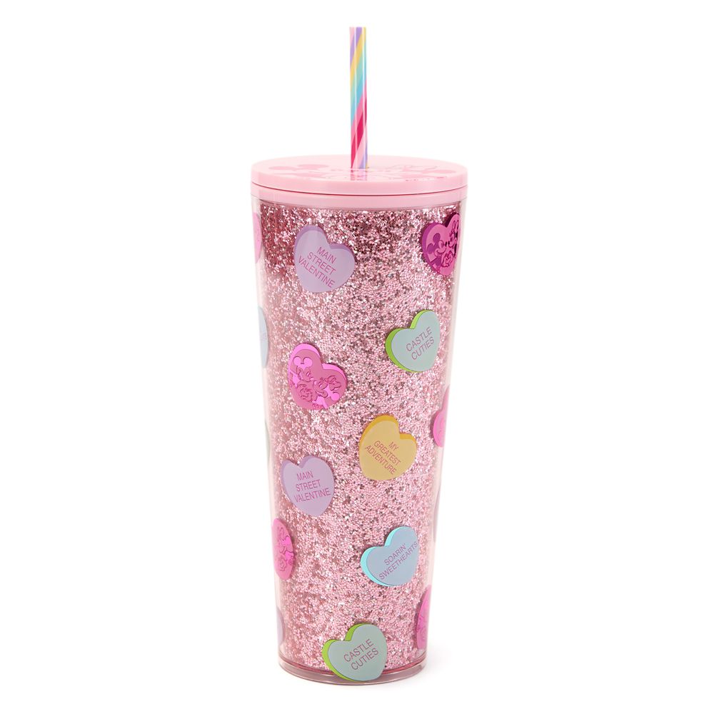 Mickey and Minnie Mouse Valentine's Day 24 oz. Starbucks&reg; Travel Tumbler with Straw