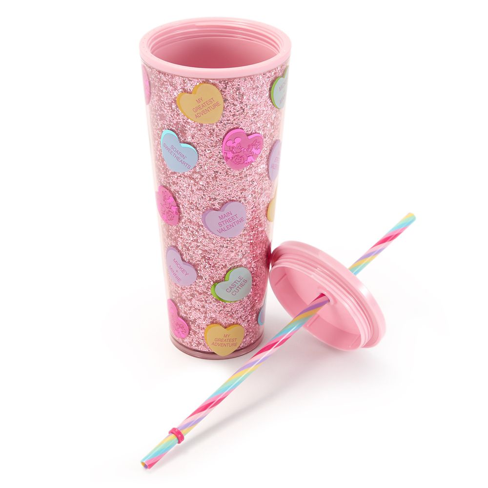 Mickey and Minnie Mouse Valentine's Day 24 oz. Starbucks&reg; Travel Tumbler with Straw