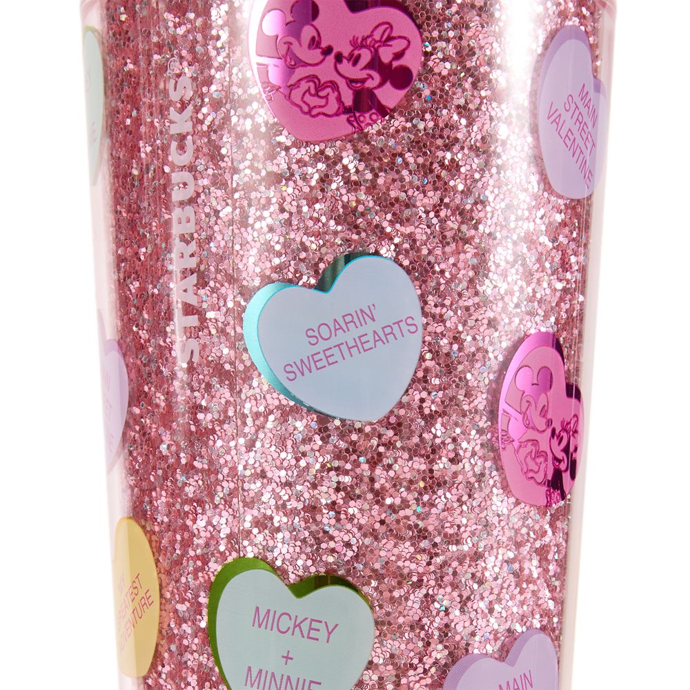 Mickey and Minnie Mouse Valentine's Day 24 oz. Starbucks&reg; Travel Tumbler with Straw