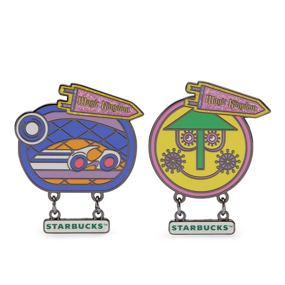 Magic Kingdom 24 oz. Starbucks&reg; Travel Tumbler with Mystery Pin Blind Pack &ndash; 2-Pc. &ndash; Walt Disney World