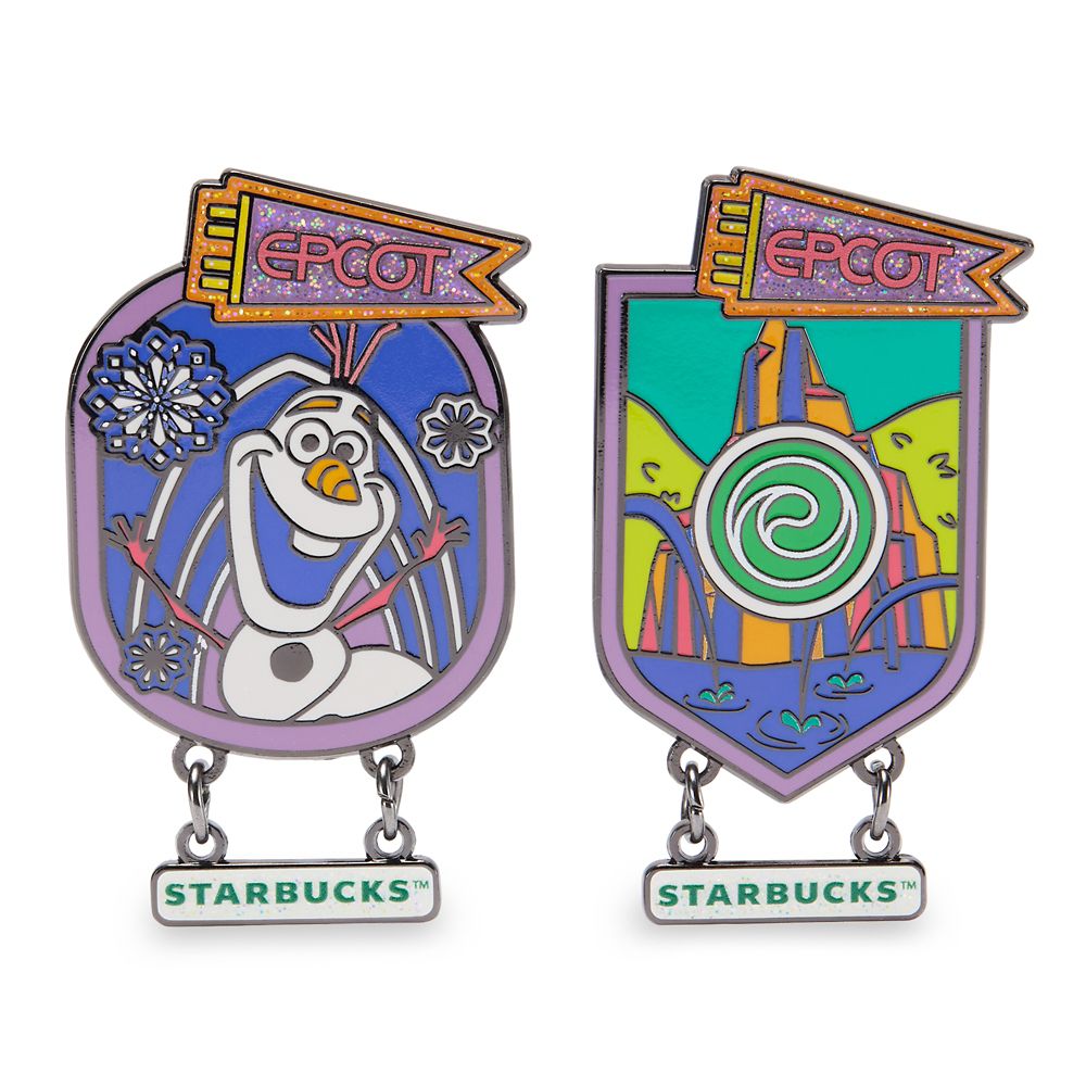 EPCOT 24 oz. Starbucks Tumbler with Mystery Pin Blind Pack &ndash; 2-Pc. &ndash; Walt Disney World