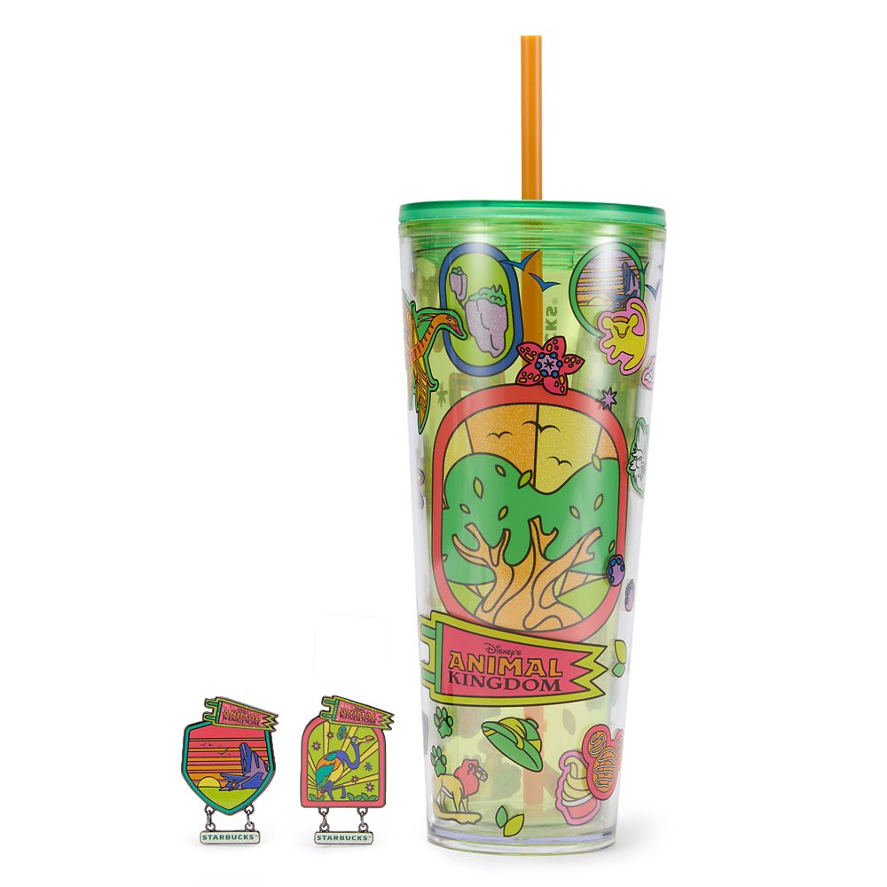 Animal Kingdom 24 oz. Starbucks Tumbler with Mystery Pin Blind Pack &ndash; 2-Pc. &ndash; Walt Disney World