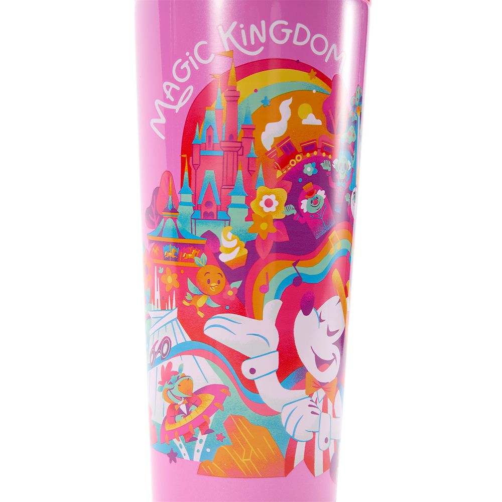 Magic Kingdom 24 oz. Stainless Steel Starbucks&reg; Travel Tumbler with Straw &ndash; Walt Disney World