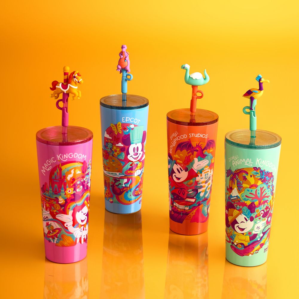 EPCOT 24 oz. Stainless Steel Starbucks&reg; Travel Tumbler with Straw &ndash; Walt Disney World
