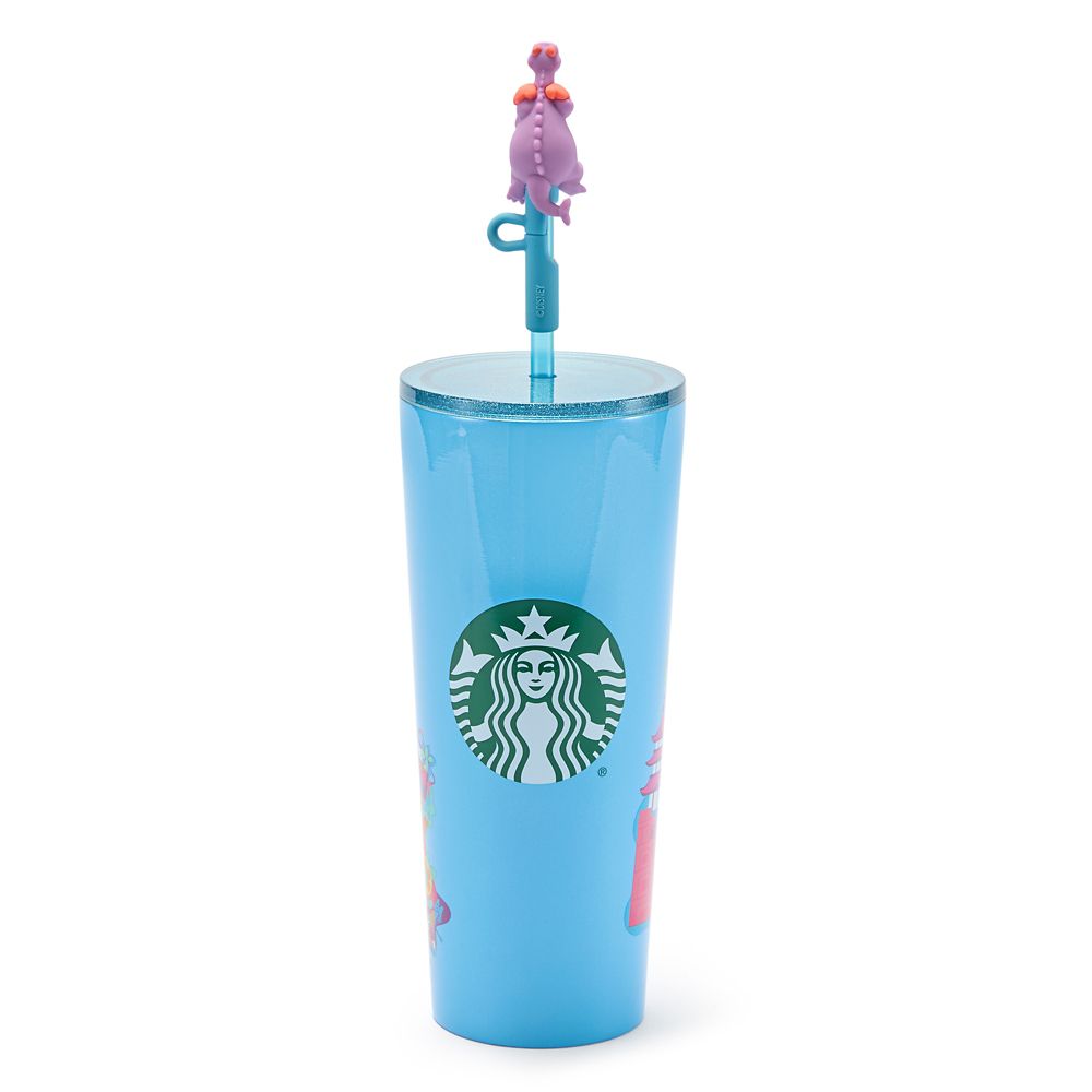 EPCOT 24 oz. Stainless Steel Starbucks&reg; Travel Tumbler with Straw &ndash; Walt Disney World