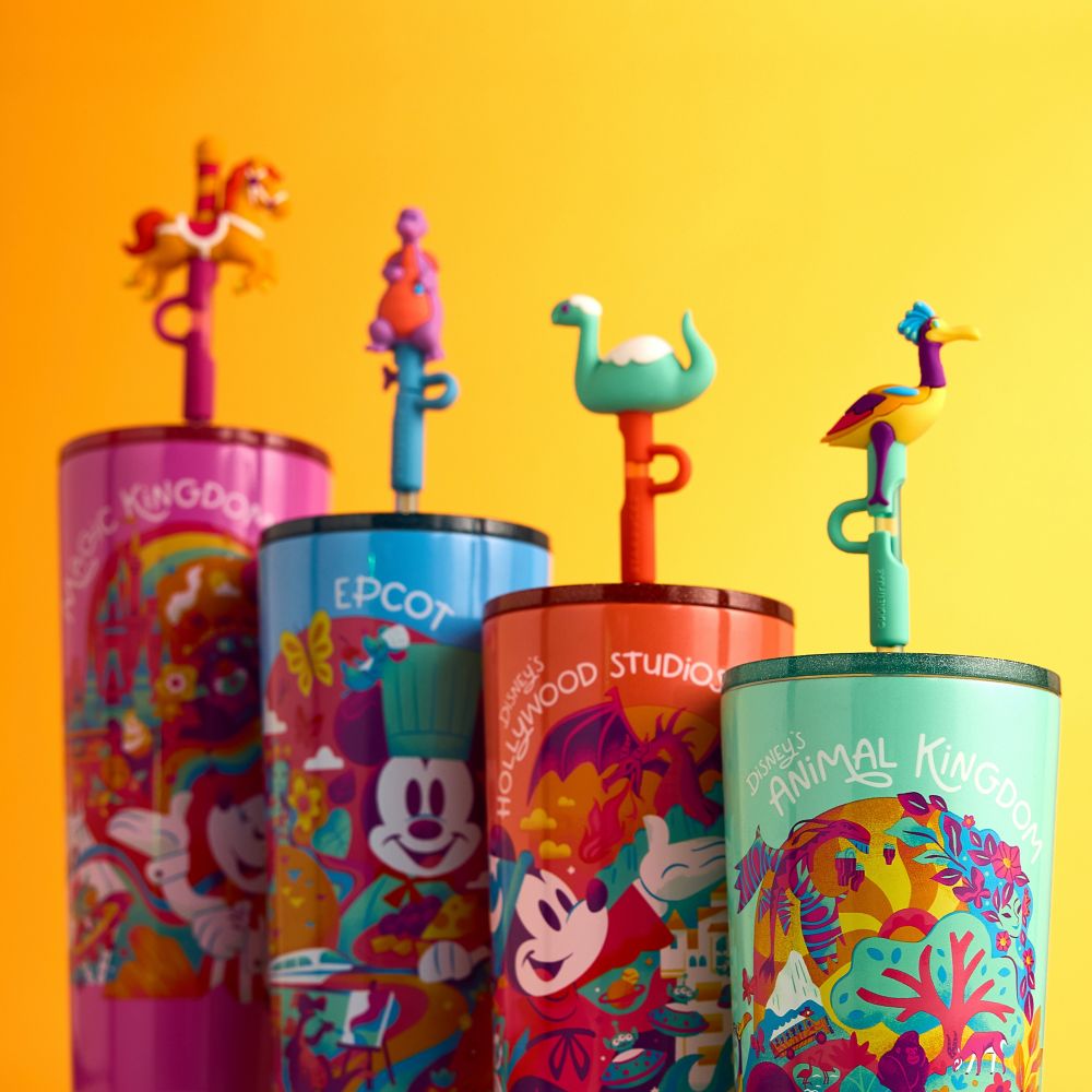 EPCOT 24 oz. Stainless Steel Starbucks&reg; Travel Tumbler with Straw &ndash; Walt Disney World