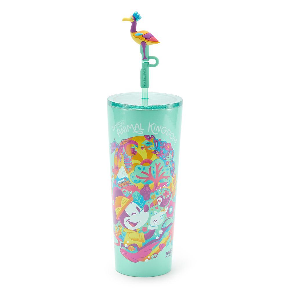 Disney's Animal Kingdom 24 oz. Stainless Steel Starbucks&reg; Travel Tumbler with Straw &ndash; Walt Disney World