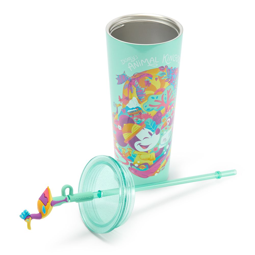 Disney's Animal Kingdom 24 oz. Stainless Steel Starbucks&reg; Travel Tumbler with Straw &ndash; Walt Disney World