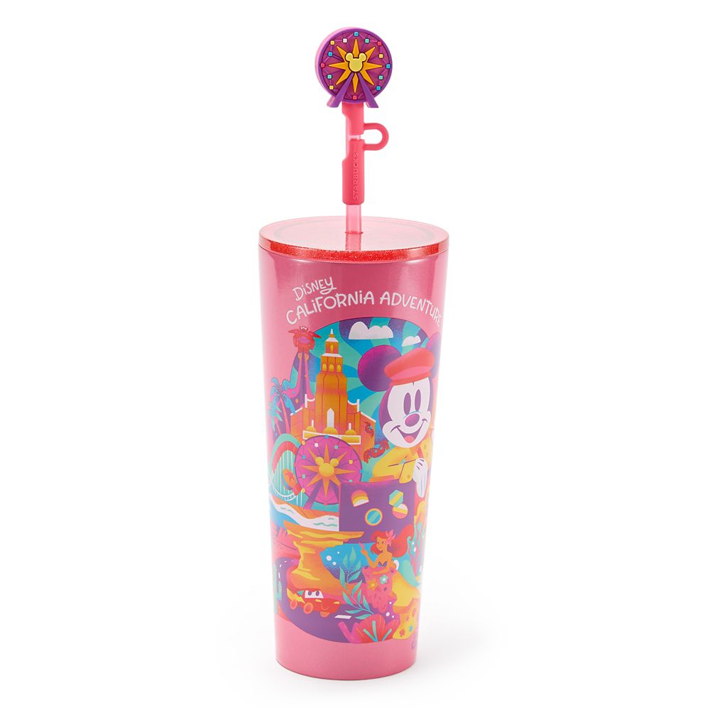Disney California Adventure 24 oz. Stainless Steel Starbucks&reg; Travel Tumbler with Straw