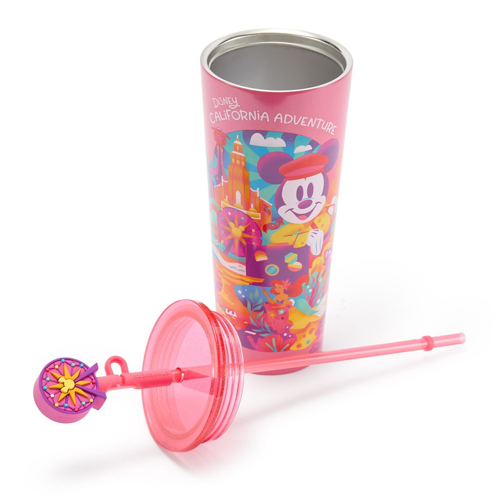 Disney California Adventure 24 oz. Stainless Steel Starbucks&reg; Travel Tumbler with Straw