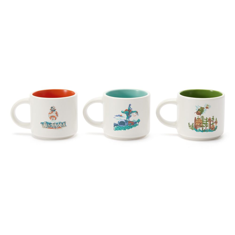 Crait Naboo and Endor Starbucks® Mug Ornament Set - Discovery Series - Star Wars