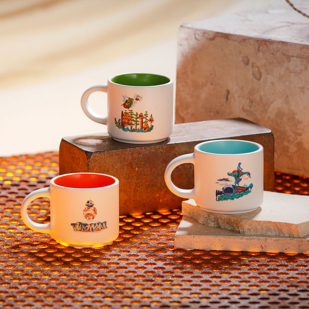 Crait Naboo and Endor Starbucks® Mug Ornament Set - Discovery Series - Star Wars