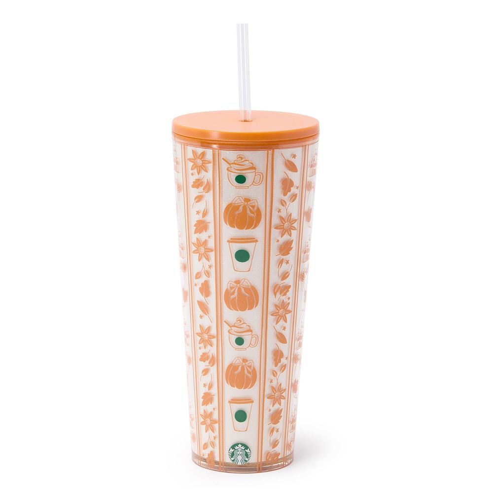 Mickey and Minnie Mouse Pumpkin Spice Latte 24 oz. Starbucks&reg; Tumbler with Straw &ndash; Exclusive