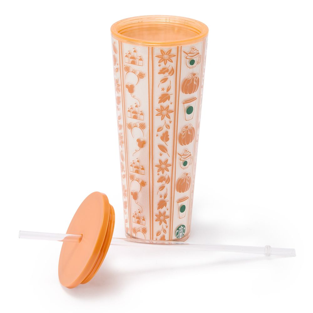Mickey and Minnie Mouse Pumpkin Spice Latte 24 oz. Starbucks&reg; Tumbler with Straw &ndash; Exclusive