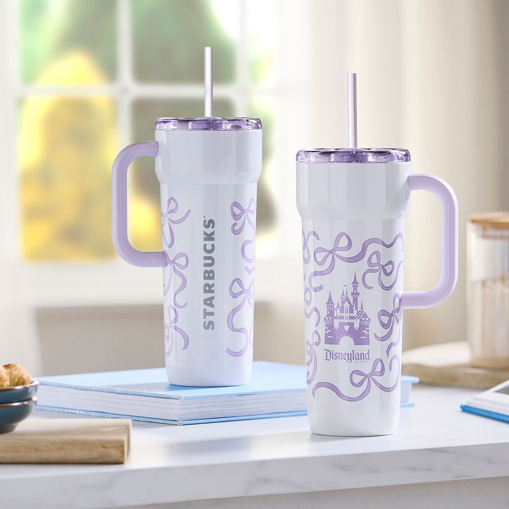 Disneyland 24 oz. Stainless Steel Starbucks&reg; Travel Tumbler with Straw &ndash; Lavender