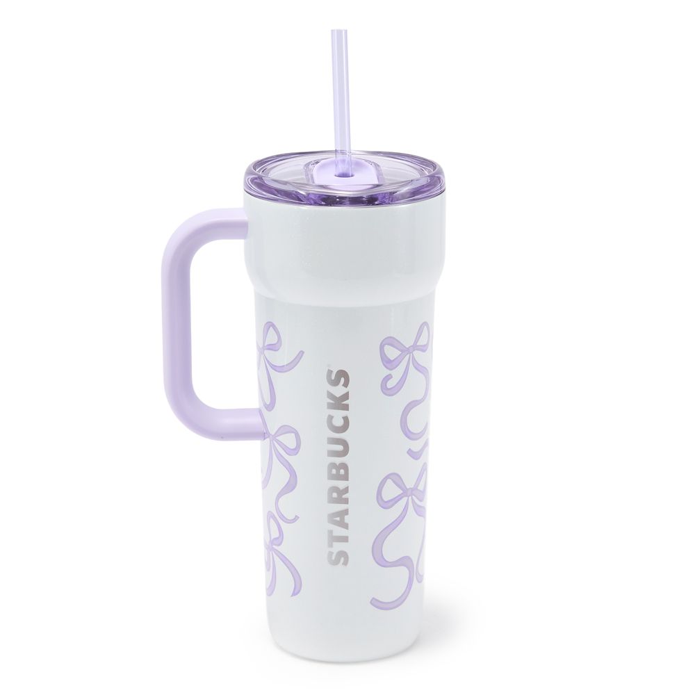 Walt Disney World 24 oz. Stainless Steel Starbucks&reg; Travel Tumbler with Straw &ndash; Lavender