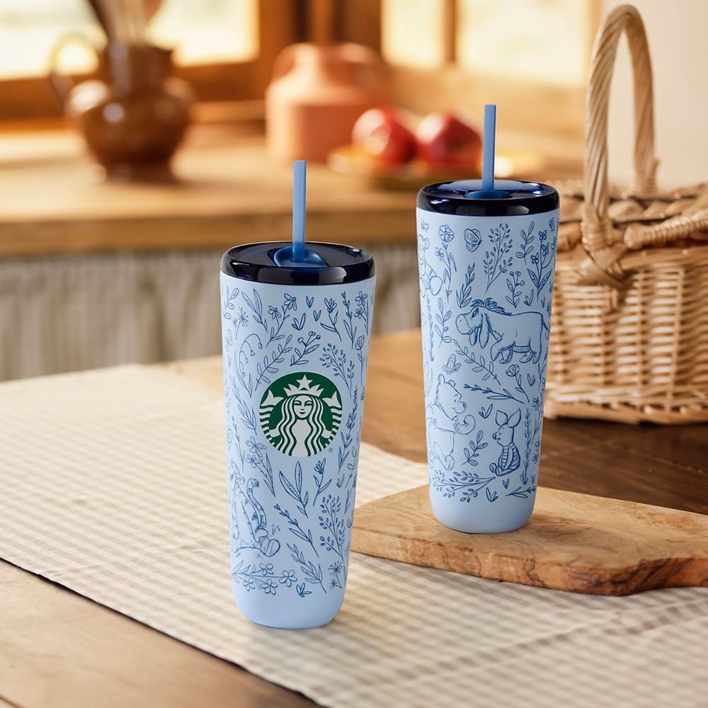 Winnie the Pooh and Pals 24 oz. Stainless Steel Starbucks&reg; Travel Tumbler with Straw