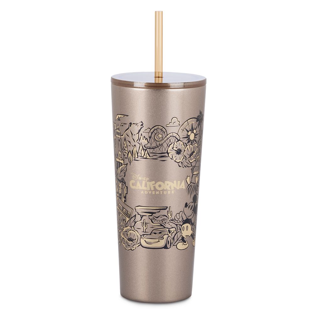 Disney California Adventure Stainless Steel Starbucks® Tumbler with Straw |  Disney Store