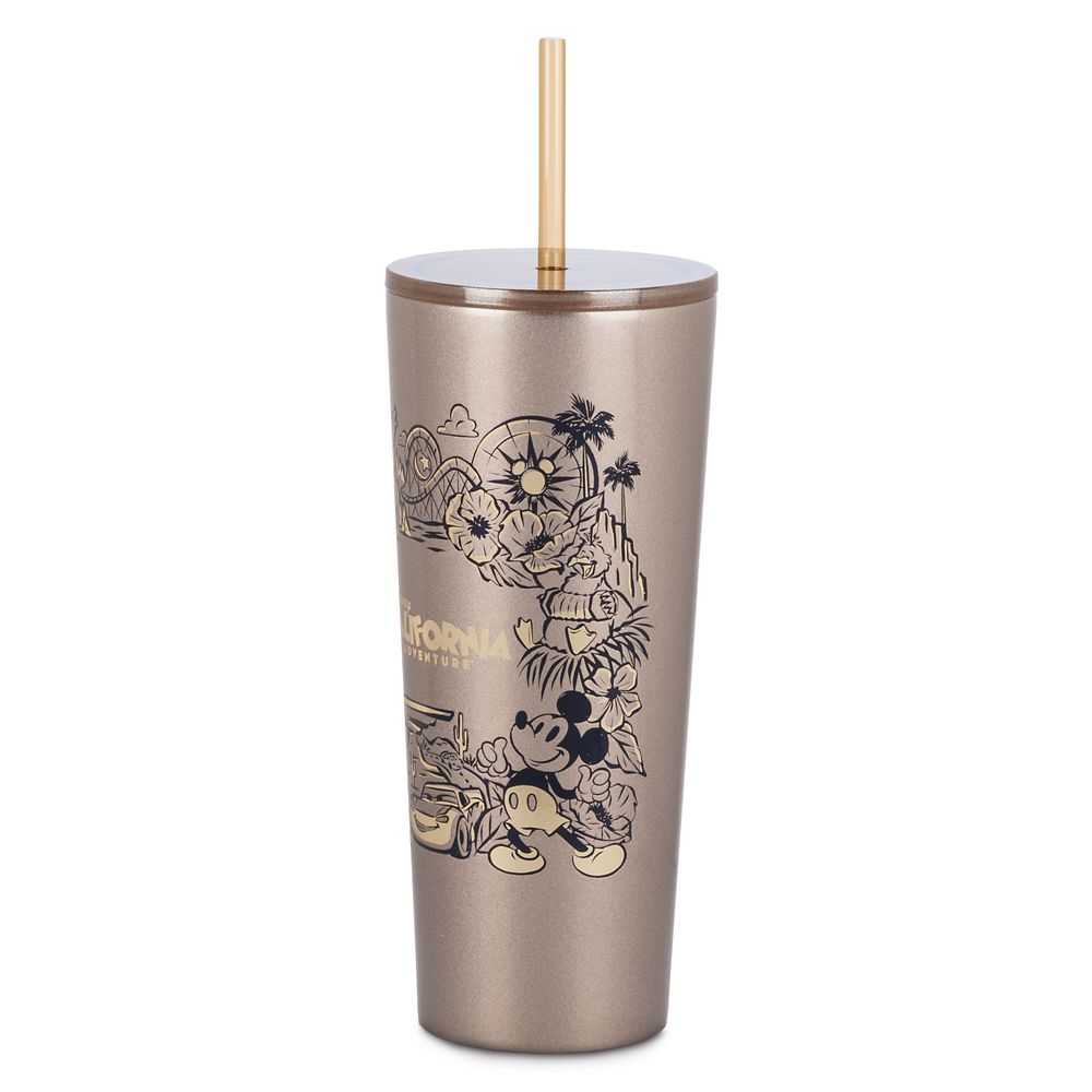 Disney California Adventure Stainless Steel Starbucks® Tumbler with Straw