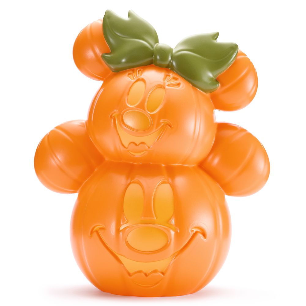 Mickey and Minnie Mouse Halloween Pumpkin Light-Up Decor Official shopDisney