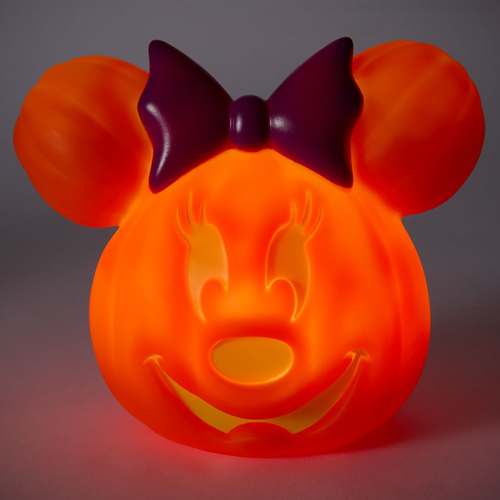 Minnie Mouse Halloween Pumpkin Light-Up Decor - Small