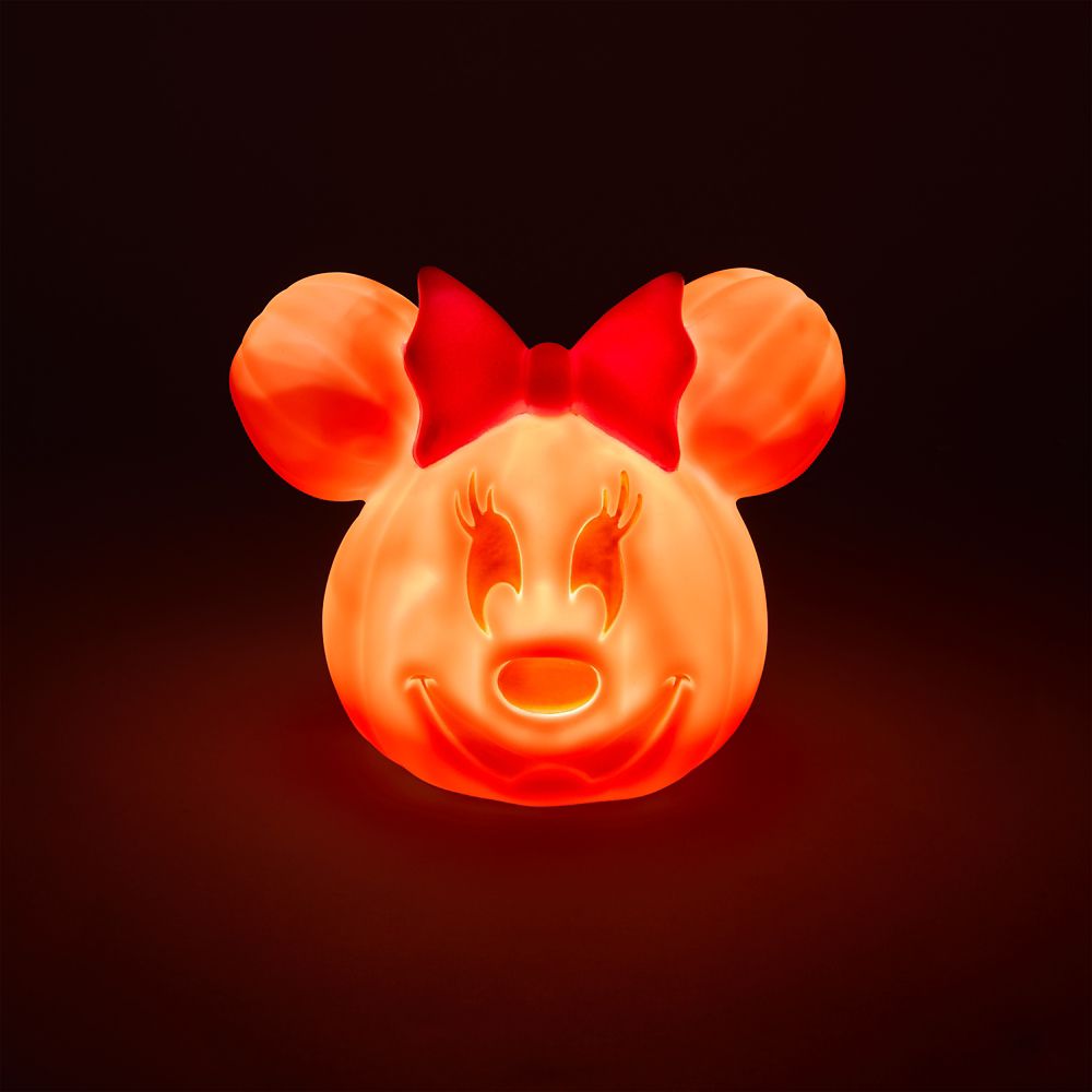 Minnie Mouse Light-Up Jack-o'-Lantern &ndash; 5 1/2'' &ndash; Disney Rewards 2026 &ndash; Disney&reg; Visa&reg; Cardmember Exclusive