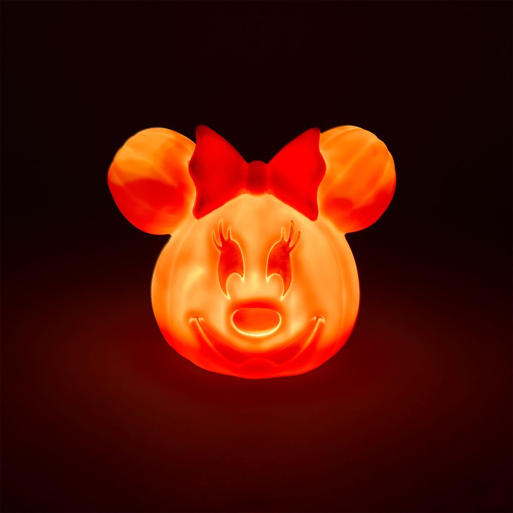 Minnie Mouse Light-Up Jack-o'-Lantern &ndash; 5 1/2'' &ndash; Disney Rewards 2026 &ndash; Disney&reg; Visa&reg; Cardmember Exclusive