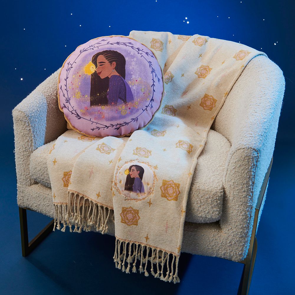 Asha and Star Accent Pillow &ndash; Wish