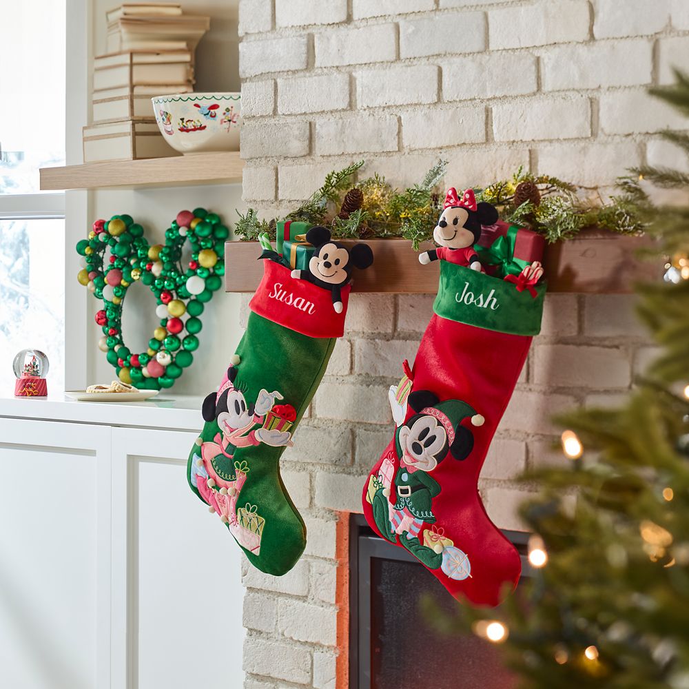 Minnie Mouse Holiday Stocking &ndash; Personalized