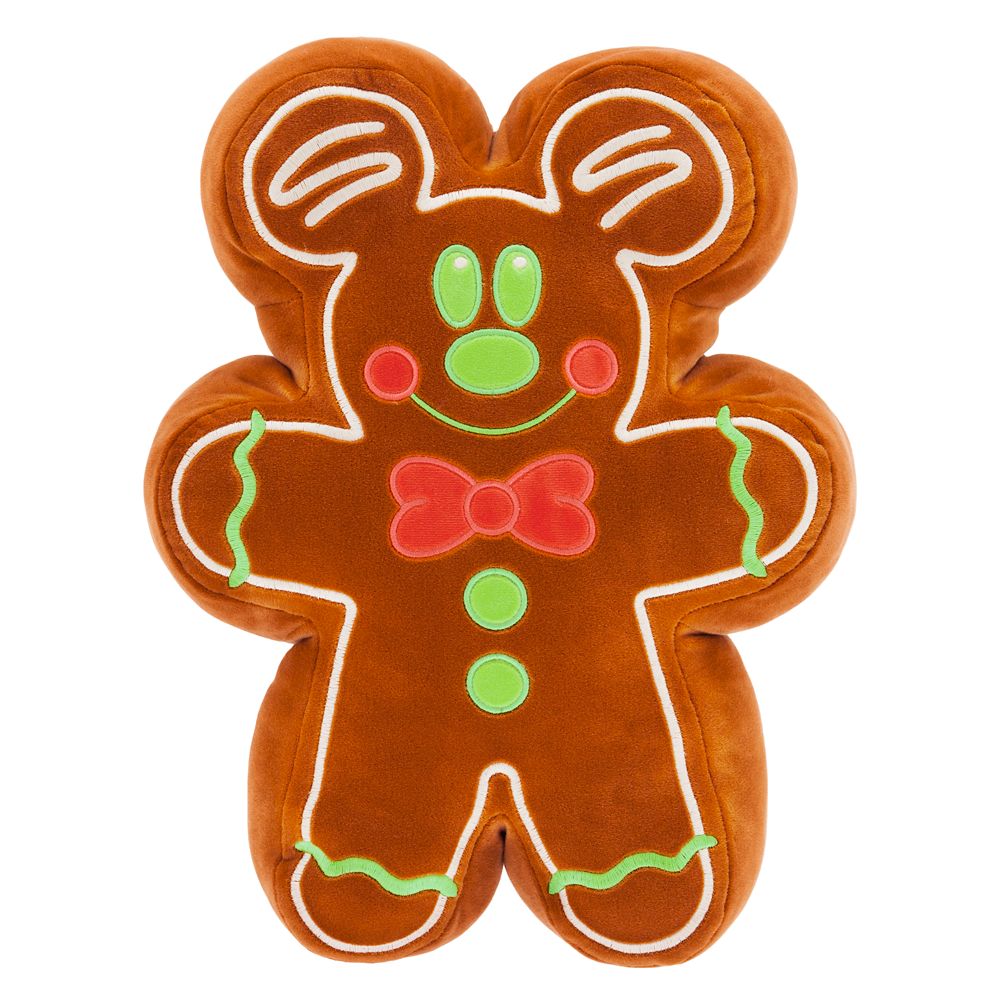 Mickey Mouse Gingerbread Cookie Pillow Disney Eats