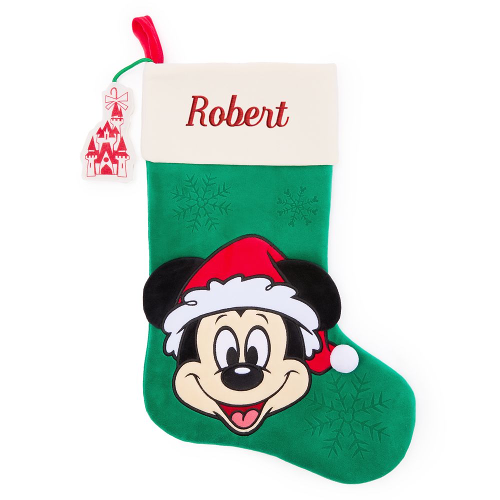 Santa Mickey Mouse Holiday Stocking Personalized Official shopDisney