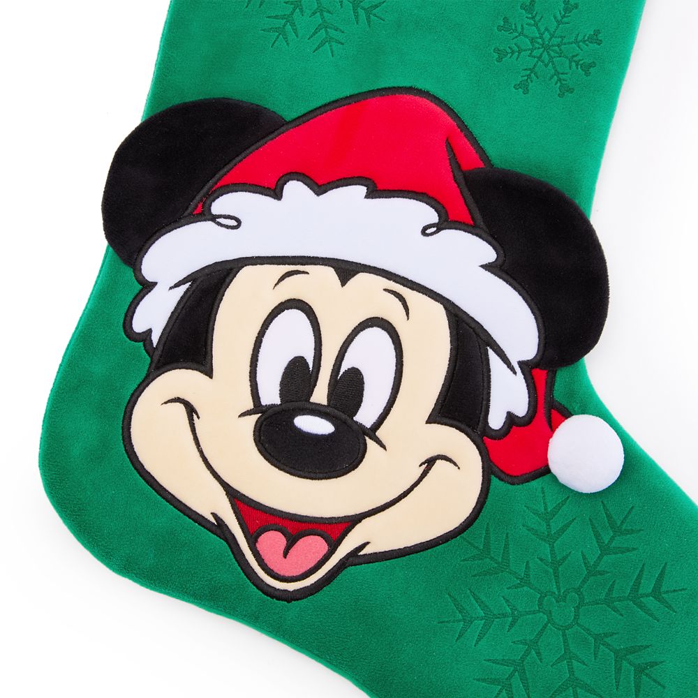 Santa Mickey Mouse Holiday Stocking &ndash; Personalized