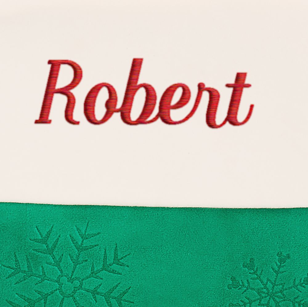Santa Mickey Mouse Holiday Stocking &ndash; Personalized