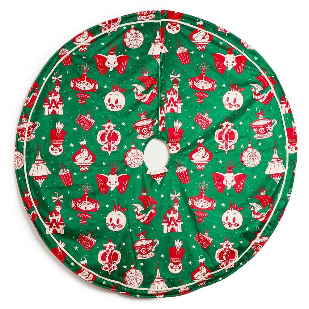 Tinker Bell and Fantasyland Castle Holiday Tree Skirt &ndash; Personalized