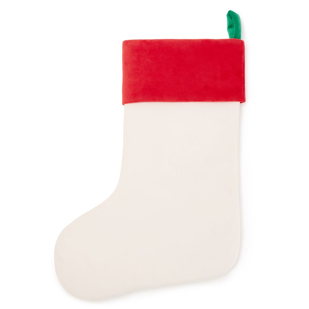 Santa Mickey Mouse and Minnie Mouse ''My 1st Christmas'' Holiday Stocking for Baby