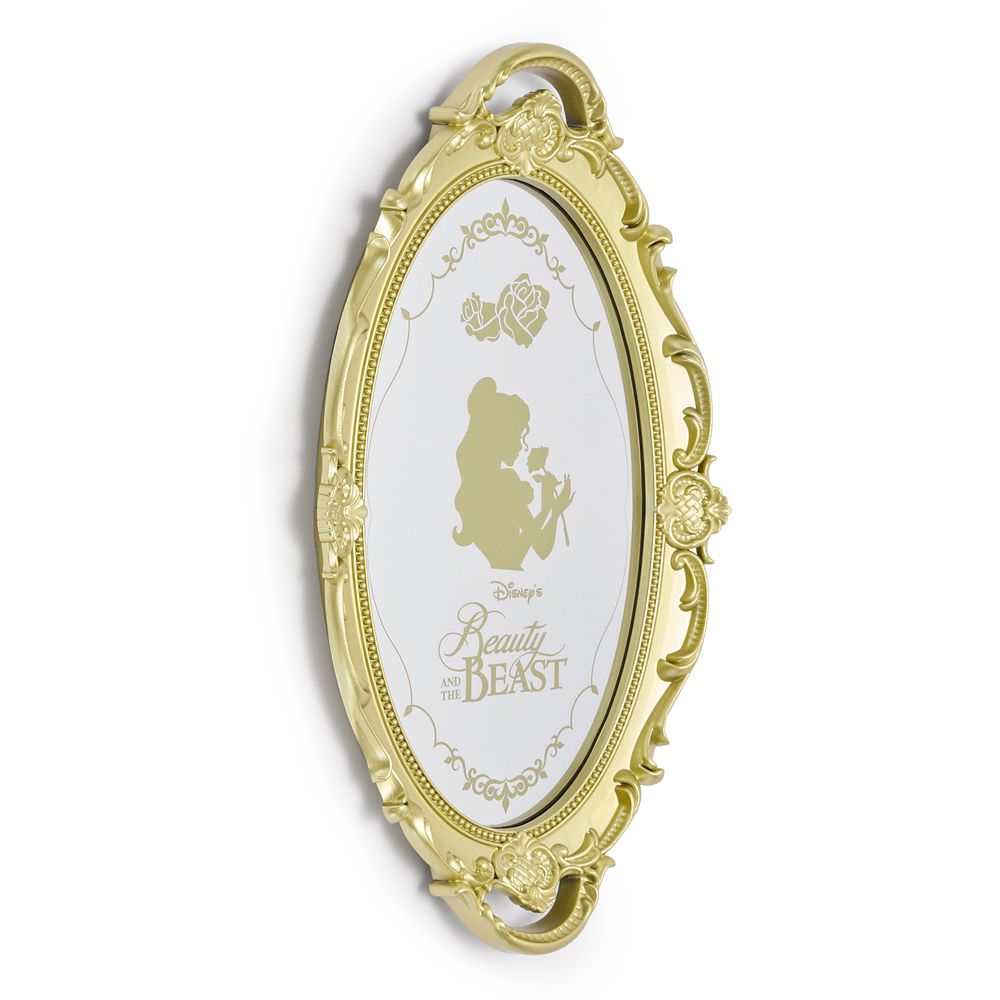 Belle Mirrored Trinket Tray &ndash; Beauty and the Beast