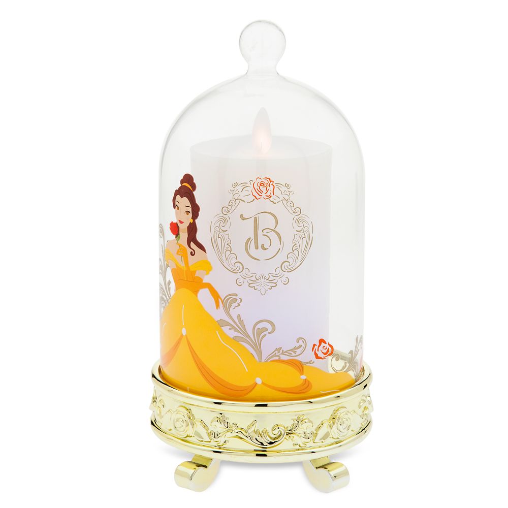 Belle Light-Up Bell Jar Candle Set