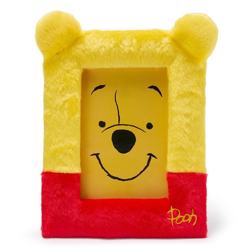 Winnie the Pooh Fuzzy Photo Frame &ndash; 4'' x 6''