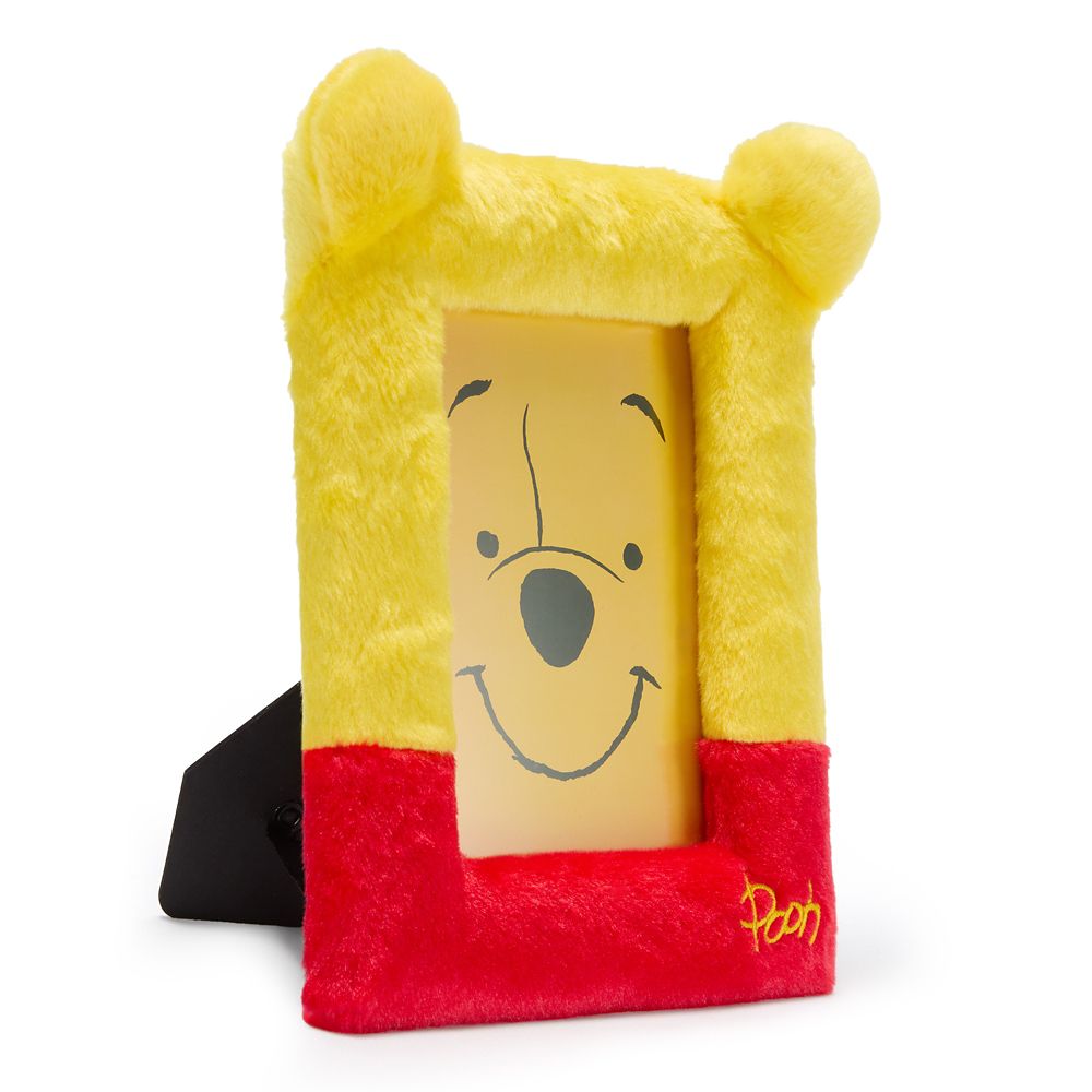 Winnie the Pooh Fuzzy Photo Frame &ndash; 4'' x 6''
