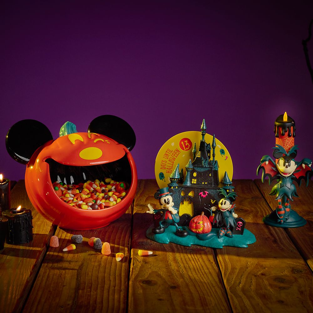 Mickey Mouse Jack-o'-Lantern Halloween Candy Bowl