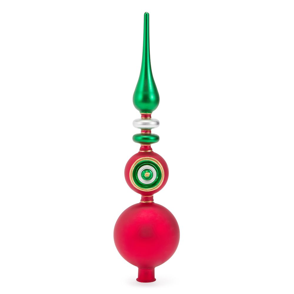 Santa Mickey and Minnie Mouse Christmas Tree Topper