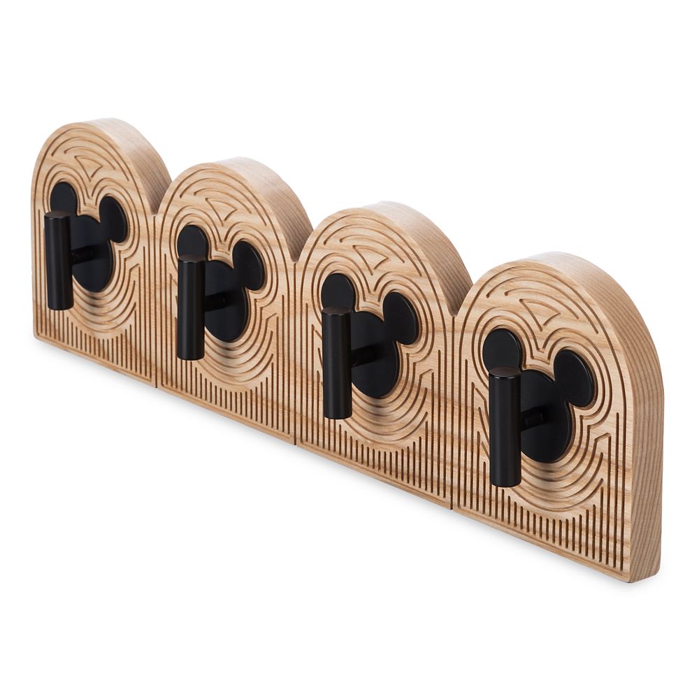 Mickey Mouse Icon Wood Hook Rack &ndash; Mickey Mouse Home Collection